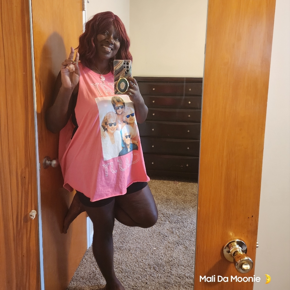 Golden Girls T-shirt Sleeveless - 2XL Hot Pink